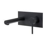 Hustle Wall Basin Mixer Set, Matte Black