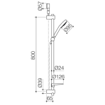 Liano Nexus Rail Shower - Image 3