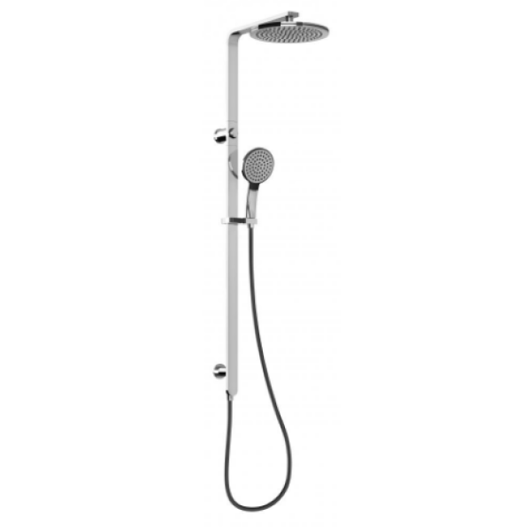 NX Quil Twin Shower Chrome/Matte Black