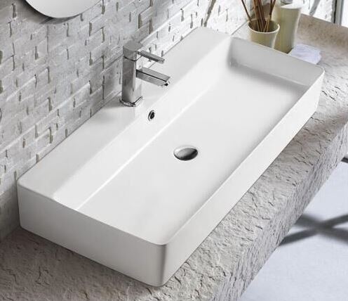 WB7042-Regan.jpg Regan Above Counter Ceramic Basin - Image 1