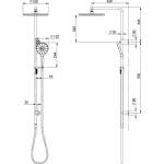 Phoenix - NX Vive Twin Shower 604650062 - Image 3