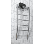 Curved Heated Towel Ladder with Shelf - Image 3