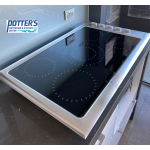 Fisher and Paykel Electric Cooktop Black With Stainless Trim Model CE901