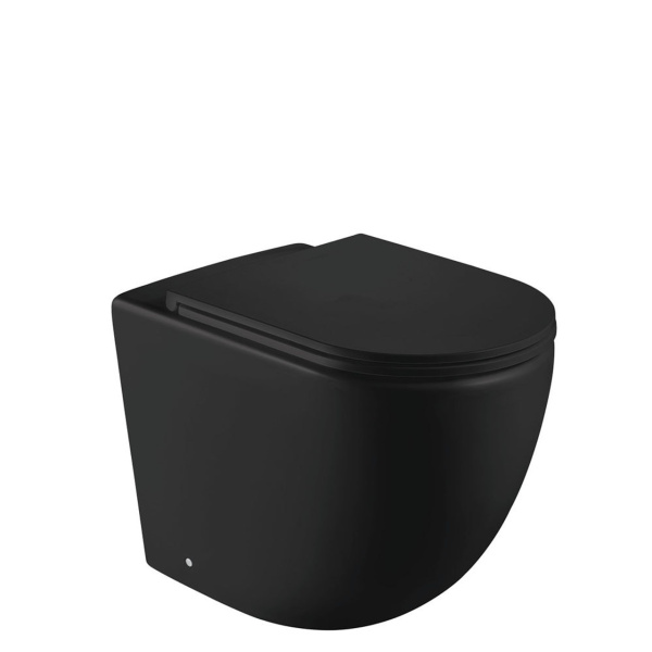 FIENZA KOKO WALL FACED TOILET BLACK-TRAP KOO2376BA.GE