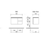 Wall Hung Vanity with Stone & Above Counter Basin by Timberline Nevada - Image 3