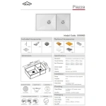 PIAZZA ONE & 3/4 SQUARE BOWL - Image 3