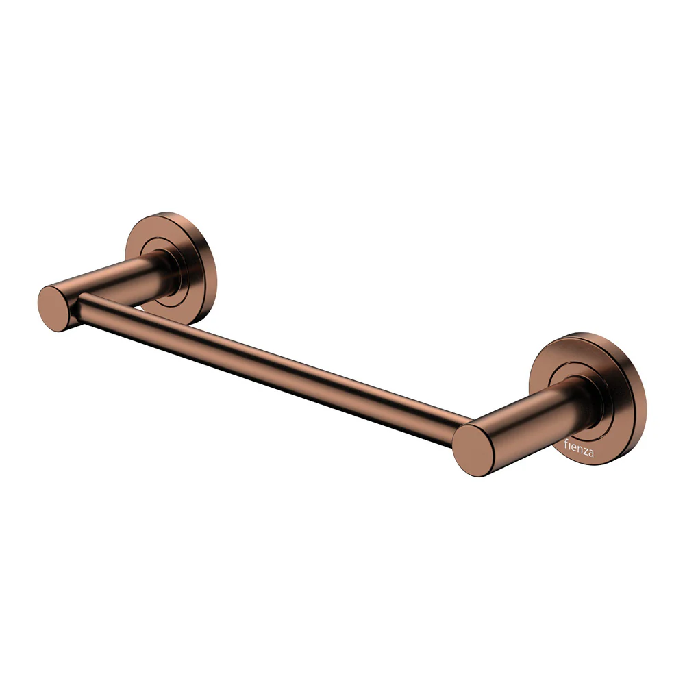 8280130CO_1000x1000 (1) TOWEL RAIL, 300MM, BRUSHED COPPER KAYA SINGLE - Image 1