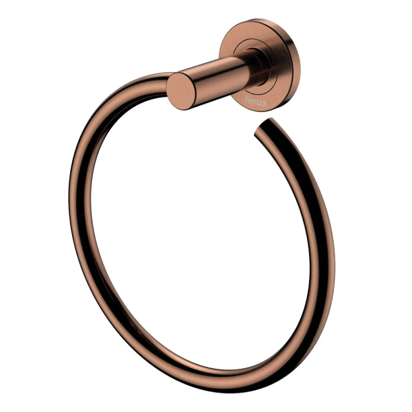 HAND TOWEL RING, BRUSHED COPPER KAYA