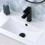 PULL-OUT BASIN WASTE, MATTE BLACK /UNIVERSAL POP-UP - Image 3