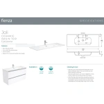 JOLI MANU WALL-HUNG VANITY 1200MM - Image 4