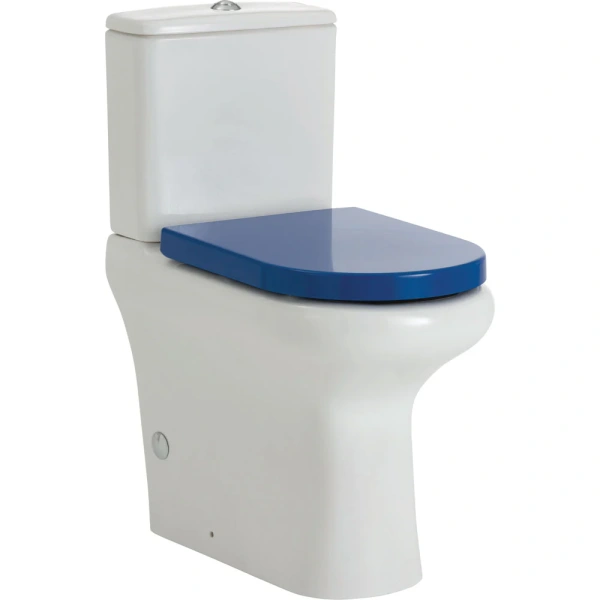 RAK COMPACT BACK-TO-WALL TOILET SUITE, BLUE