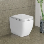 RAK METROPOLITAN WALL-FACED SUITE GLOSS WHITE - Image 4