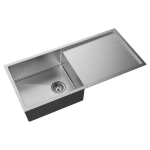 HANA 36L SINGLE KITCHEN SINK WITH DRAINER KIT - Image 2