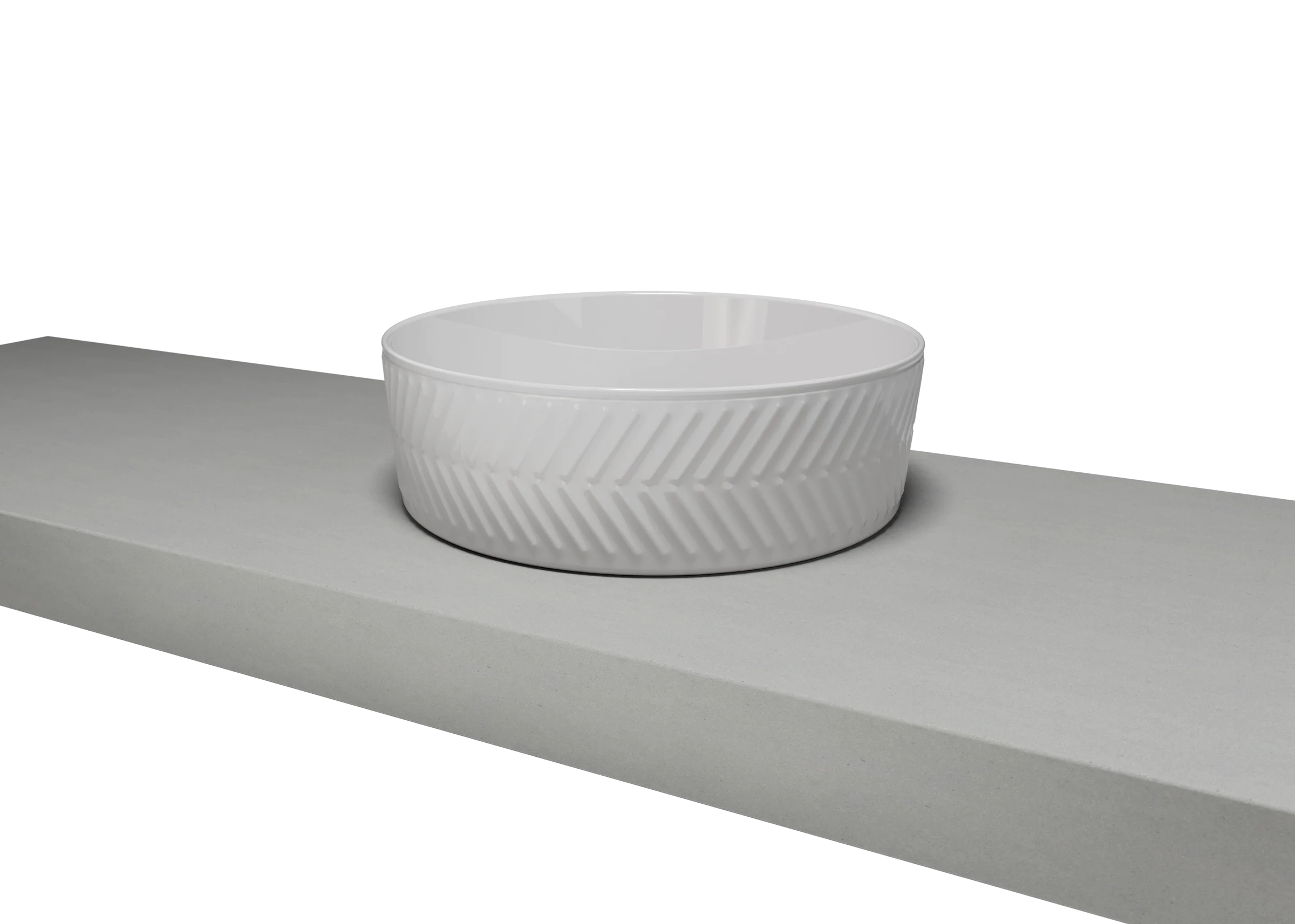 Arrow_Persecptive_7c02abbd-f6a8-4deb-a2b0-d3bf5afc9cbd_2400x1715 TIMBERLINE ALLURE ARROW MATTE WHITE BASIN - Image 1