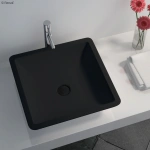 CLASSIQUE 420 MATTE BLACK SOLID SURFACE BASIN - Image 4