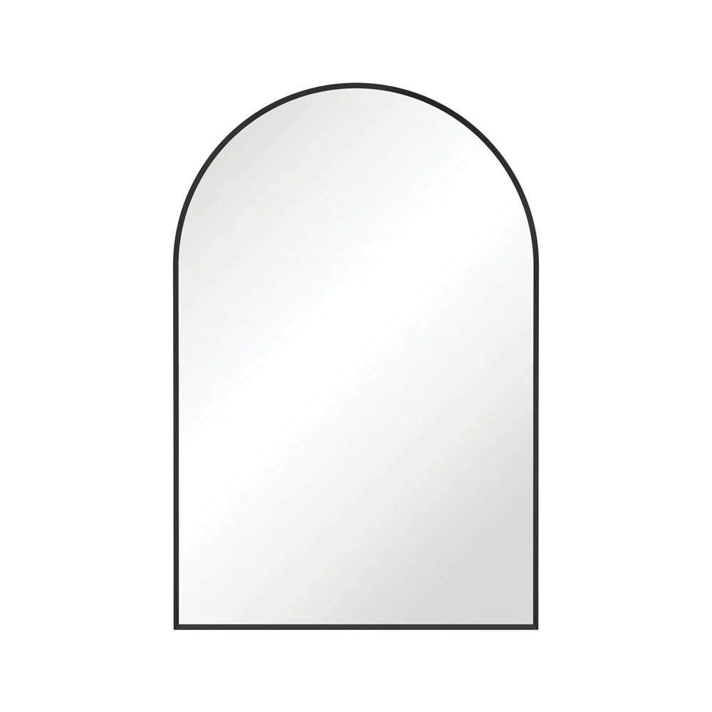 FMA6090B_1000x1000 ARCH MATTE BLACK FRAMED MIRROR - Image 1