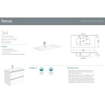 JOLI MANU WALL-HUNG VANITY 900MM - Image 4