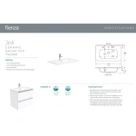 JOLI MANU WALL-HUNG VANITY 750MM - Image 4