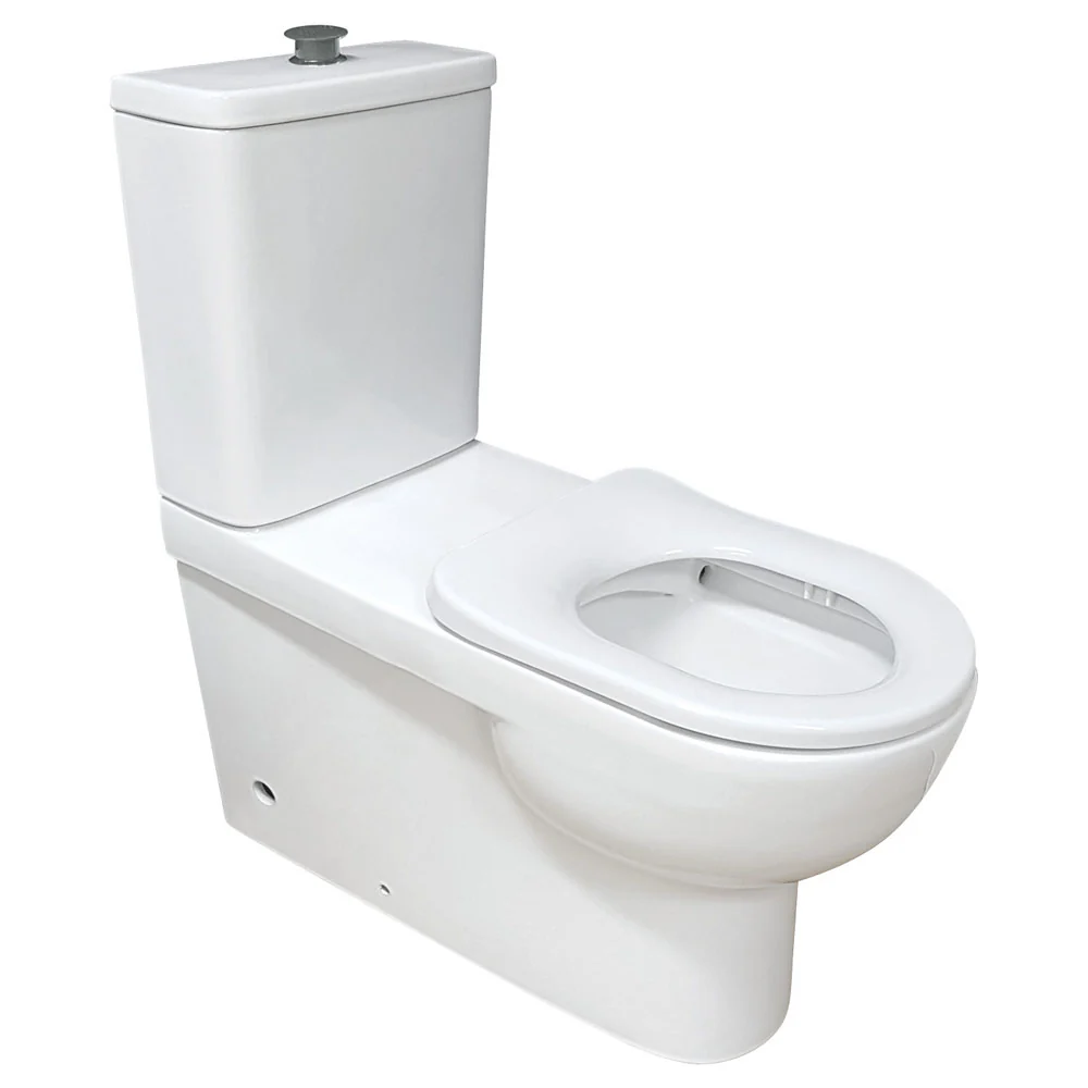 K006W_1_1000x1000 STELLA CARE BACK-TO-WALL TOILET SUITE, WHITE SEAT - Image 1