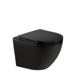KOKO RIMLESS WALL HUNG TOILET PAN MATTE BLACK