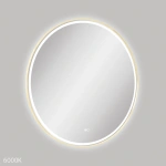 REBA LED URBAN BRASS FRAMED MIRROR, 900MM - Image 3