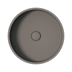 JADA ROUND CONCRETE ABOVE COUNTER BASIN, WARM GREY