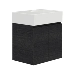 FIENZA REBA ENSUITE DOOR 600 RIGHT BOWL WALL HUNG VANITY