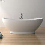 ANTONIA 1550 CAST STONE SOILD SURFACE BATH - Image 4