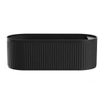 MINKA SOLID SURFACE BATH 1700MM MATTE BLACK