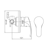 MOBI Shower Mixer - Image 3