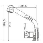 JAMIE Pull Out Sink Mixer - Image 3