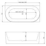 PIAZA RH Free Standing Bath Tub - Image 5